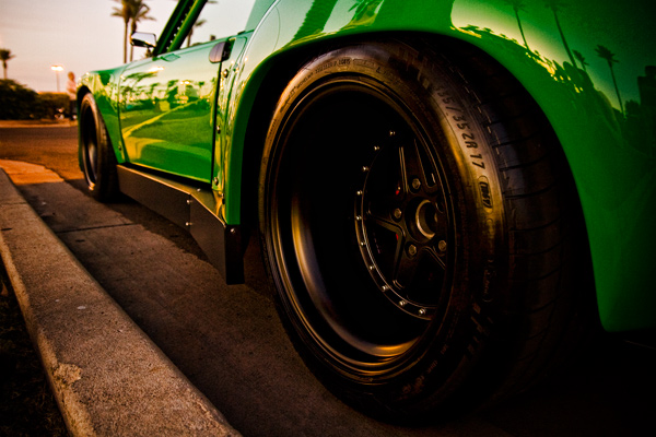 Hardcore Porsches on the streets at Scottsdale Pavilions