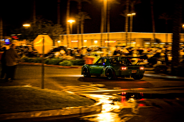 Hardcore Porsches on the streets at Scottsdale Pavilions